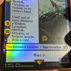 Summon: Leviathan - Pre-release Foil Stamped Promo - Final Fantasy MTG - Image 2