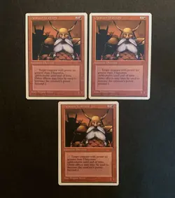 Magic: The Gathering Dwarven Warriors 4th Edition 1995 MTG x3 - Image 1