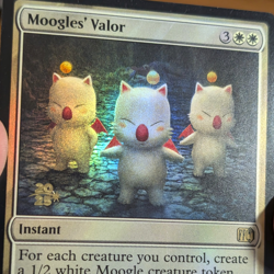 Moogles' Valor - Pre-release Foil Stamped Promo - Final Fantasy MTG - Image 2