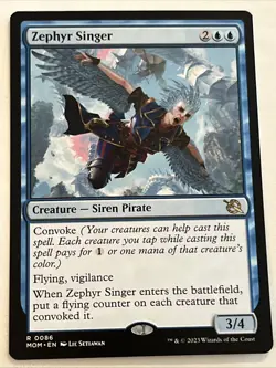 Zephyr Singer (R) MTG March Of The Machines MOM - Image 1