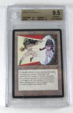 MTG LEGENDS MIRROR UNIVERSE BGS 9.5 GEM MINT CARD 9.5/9/9.5/9.5 - Image 1