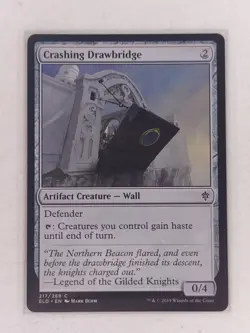 Crashing Drawbridge - Throne of Eldraine (ELD) MTG Magic the Gathering - NM+ - Image 1