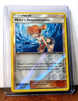 POKEMON MISTY'S DETERMINATION 62/68 REVERSE HOLO HIDDEN FATES MP-LP - Image 4