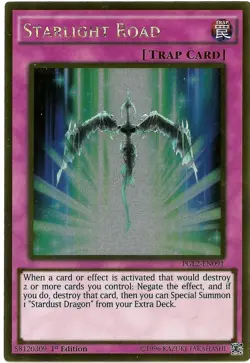PGL2-EN091 Starlight Road Gold Rare 1st Edition Near Mint YuGiOh TCG - Image 1