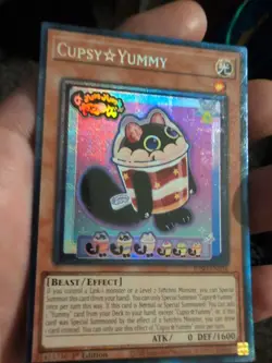 Yugioh! TCG - Cupsy Yummy- Collector’s Rare - Justice Hunters - JUSH-EN016 - Image 3