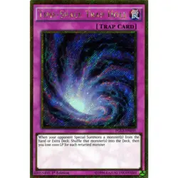 PGL3-EN039 Time-Space Trap Hole Gold Rare 1st Edition Near Mint YuGiOh TCG - Image 1