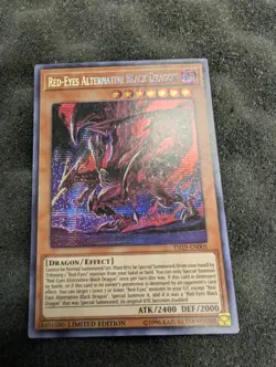 Yugioh Red-Eyes Alternative Black Dragon TN19-EN005 Secret Rare NM - Image 1