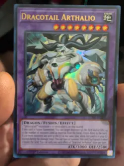 Dracotail Arthalion JUSH-EN006 Ultra Rare Yugioh 1st Edition Mint + FREE BONUS - Image 3