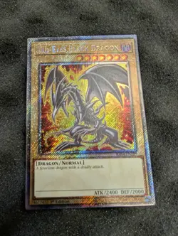 Red-Eyes Black Dragon Platinum Secret Rare RA04-EN109 Yugioh 7th Artwork NM - Image 1