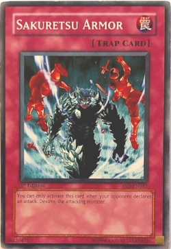Sakuretsu Armor - Common - YSD-EN037 1st Edition YuGiOh TCG Card - Image 1