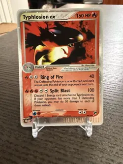 Pokemon TCG Typhlosion EX Sandstorm Holo Ultra Rare Card 99/100 LP/NM - Image 1