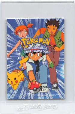 Checklist- TOPPS BLACK Logo - The First Movie - NON-Holo - POKEMON CARD - NM/LP - Image 1