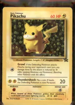 Pokemon TCG Card English WOTC Black Star Promo Ivy Pikachu #1 - Image 1