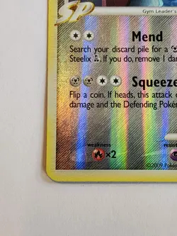 Steelix GL 51/111 Reverse Holo Pokemon Card - Rising Rivals - LP Condition - Image 4