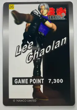 Lee Chanolan No.26 Namco Limited Japanese Tekken 2 Card game - Image 1