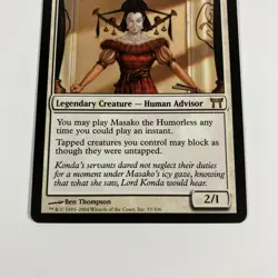 MTG MASAKO THE HUMORLESS - Champions of Kamigawa - Human Advisor - LP Magic Card - Image 3