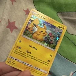 Pokemon Pikachu TCG SM86 Cosmo Holo Black Star Promo Card - Image 3