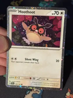 Pokemon Cards Hoothoot 126/162 Cosmos Holo Promo - (NM) #4 - Image 2
