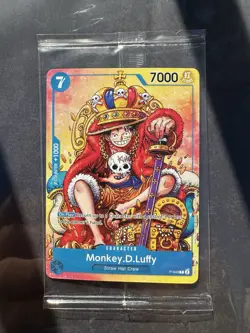 Monkey D. Luffy P-043 Promo Card Lucca C&G 2024 Mint - Image 1