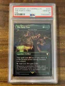MTG✨THE PARTY TREE (The Great Henge) FOIL✨LTC PSA 10 MYTHIC Legendary Artifact - Image 1