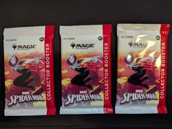 Magic the Gathering - Marvel Spider-Man - 3x Collector's Boosters Sealed - Image 1