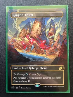 GERMAN Raugrin Triome (Showcase) Ikoria: Lair of Behemoths Regular MTG - Image 1