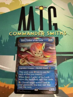 Emry, Lurker of the Loch ✨ Borderless FOIL ✨ Secret Lair MTG NM 30th Countdown - Image 1