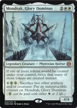 Mondrak, Glory Dominus M Phyrexia: All Will Be One 23 NM Foil - Image 1