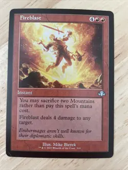 MTG Fireblast Dominaria Remastered #319 Retro Frame Regular Uncommon NM/M - Image 1