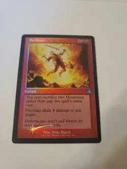 Fireblast (Retro Frame) Dominaria Remastered Foil - Image 1