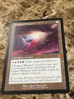LEGACY WEAPON Magic MTG Dominaria Remastered Retro Frame - Image 1