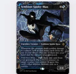 Symbiote Spider-Man (Borderless) R Marvel's Spider-Man 217 NM - Image 1
