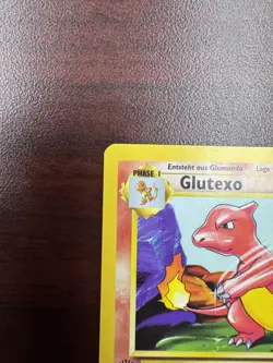 Pokemon TCG Charmeleon (Glutexo) Base Set 24/102 Regular 1st Edition GERMAN NM - Image 3