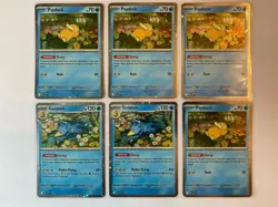 Pokemon Mega Evolution Lot Of 6 Black Star Promos 007 Psyduck & 008 Golduck - Image 1