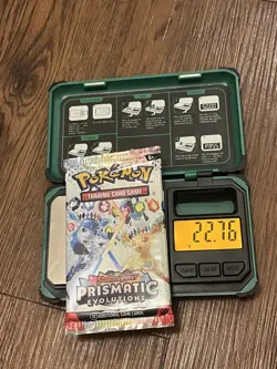 22.76g🔥 HEAVY 🔥 Pokemon Prismatic Booster Pack! FACTORY SEALED!!!✅ #7 - Image 1