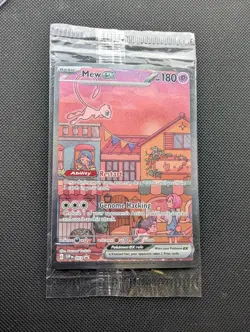 Pokemon TCG Mew EX SVP Blackstar Pokemon 151 UPC Promo SVP053 Sealed - Image 1