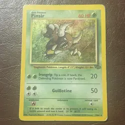 Pinsir 9/64 Holo Unlimited 1999 Jungle Pokemon TCG - Image 1