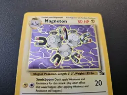 Magneton 11/62 Fossil Holo Unlimited Pokemon - LP - Image 3