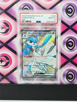 Pokemon Gardevoir ex 328/190 PSA 10 GEM MINT SV4a Shiny Treasure Japanese SSR - Image 1