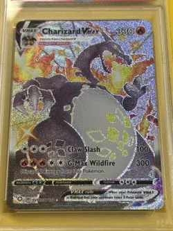 🔥2021 POKEMON SHINING FATES #SV107 FULL ART/CHARIZARD VMAX PSA 10🔥 - Image 3