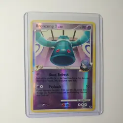 Bronzong 16/111 Rare Reverse Holo 2009 Pokemon Rising Rivals Near Mint - Mint - Image 1