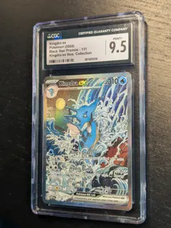 POKEMON 🌕 SVP EN PROMO SPECIAL ILLUSTRATION COLL. #131 KINGDRA EX 🌊 CGC 9.5 - Image 2
