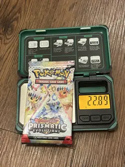 22.89g🔥 HEAVY 🔥 Pokemon Prismatic Booster Pack! FACTORY SEALED!!!✅ #5 - Image 1