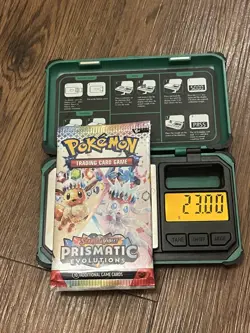 23.00g🔥 HEAVY 🔥 Pokemon Prismatic Booster Pack! FACTORY SEALED!!!✅ #5 - Image 1