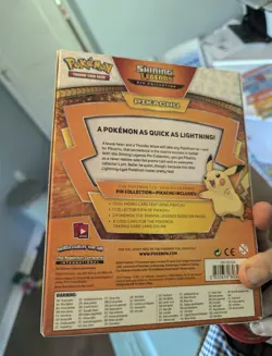 Pokemon TCG Shining Legends Pikachu Pin Collection - Image 3
