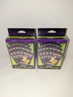 Lot 2 2025 Pokemon Trick or Trade Booster Box 15 Packs Factory Sealed Pokemon - Image 1