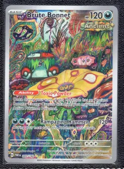 Brute Bonnet - 207/182 Pokemon SV04: Paradox Rift Holo Illustration Rare NM - Image 1