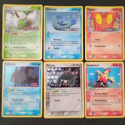 Pokemon EX Deoxys Reverse Holo Lot (6x) - Shiftry, Slugma, Barboach - LP/MP - Image 1
