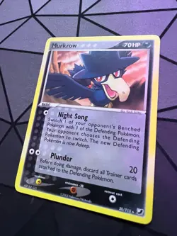 Pokemon TCG Murkrow 30/115 Rare Non-Holographic EX Unseen Forces NM/M - Image 3