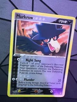 Pokemon TCG Murkrow 30/115 Rare Non-Holographic EX Unseen Forces NM/M - Image 5